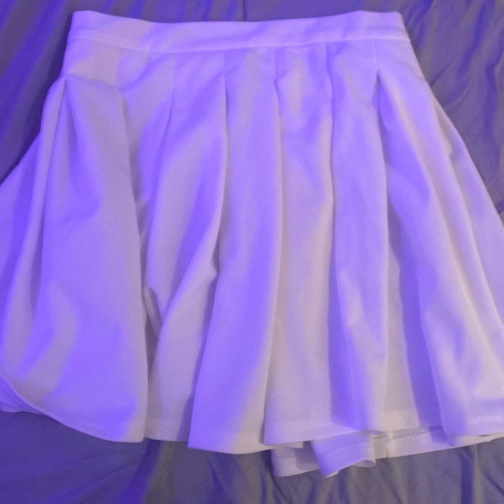 Cute White Tennis Skirt